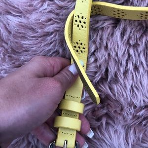 J. Crew Accessories - Jcrew yellow belt J. Crew Accessories - Jcrew yellow belt